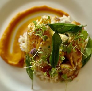 Exquisite meal prepared at Verdana E, Naples restaurant at The Escalante Hotel